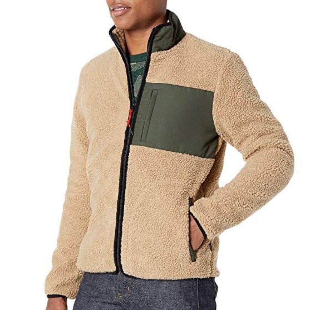 WeSC Men's Moritz Teddy Fleece Jacket    XXL